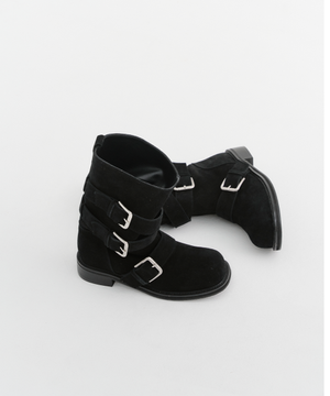 스테라 벨티드 미드 부츠 블랙