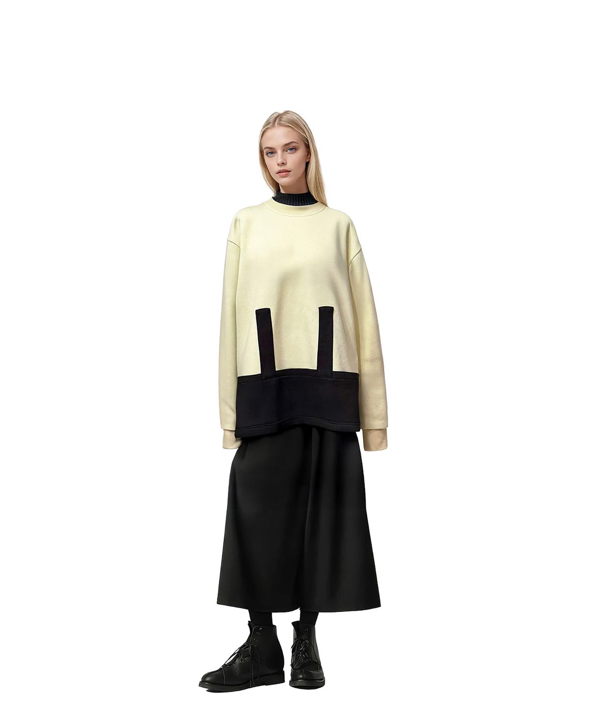 아플라프(AFLAF) SWEATSHIRT 002 YELLOW