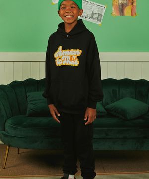 아멘 후디 셋업_블랙