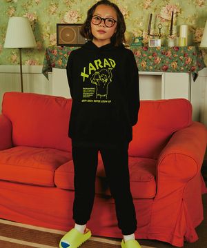 그로우 후디 셋업_블랙