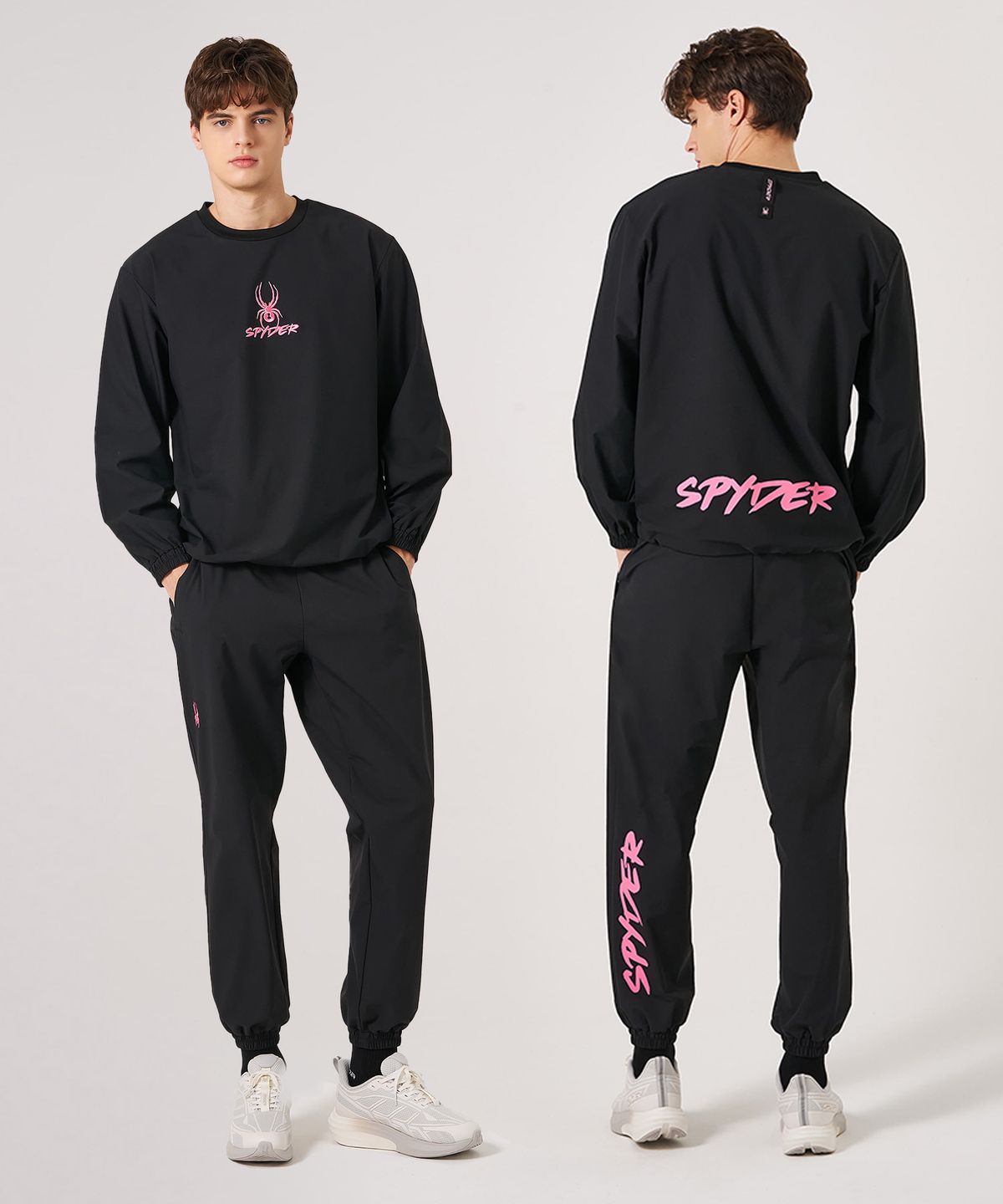 스파이더(SPYDER) 공용  IRON PINK  트레이닝 조거 팬츠 SPKFCNPT203MBLK