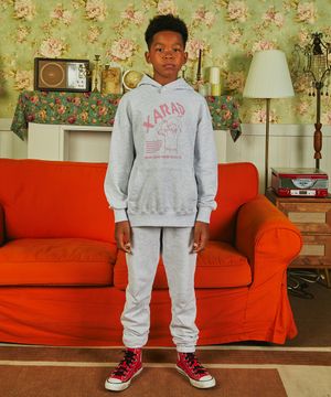 그로우 후디 셋업_라이트 그레이