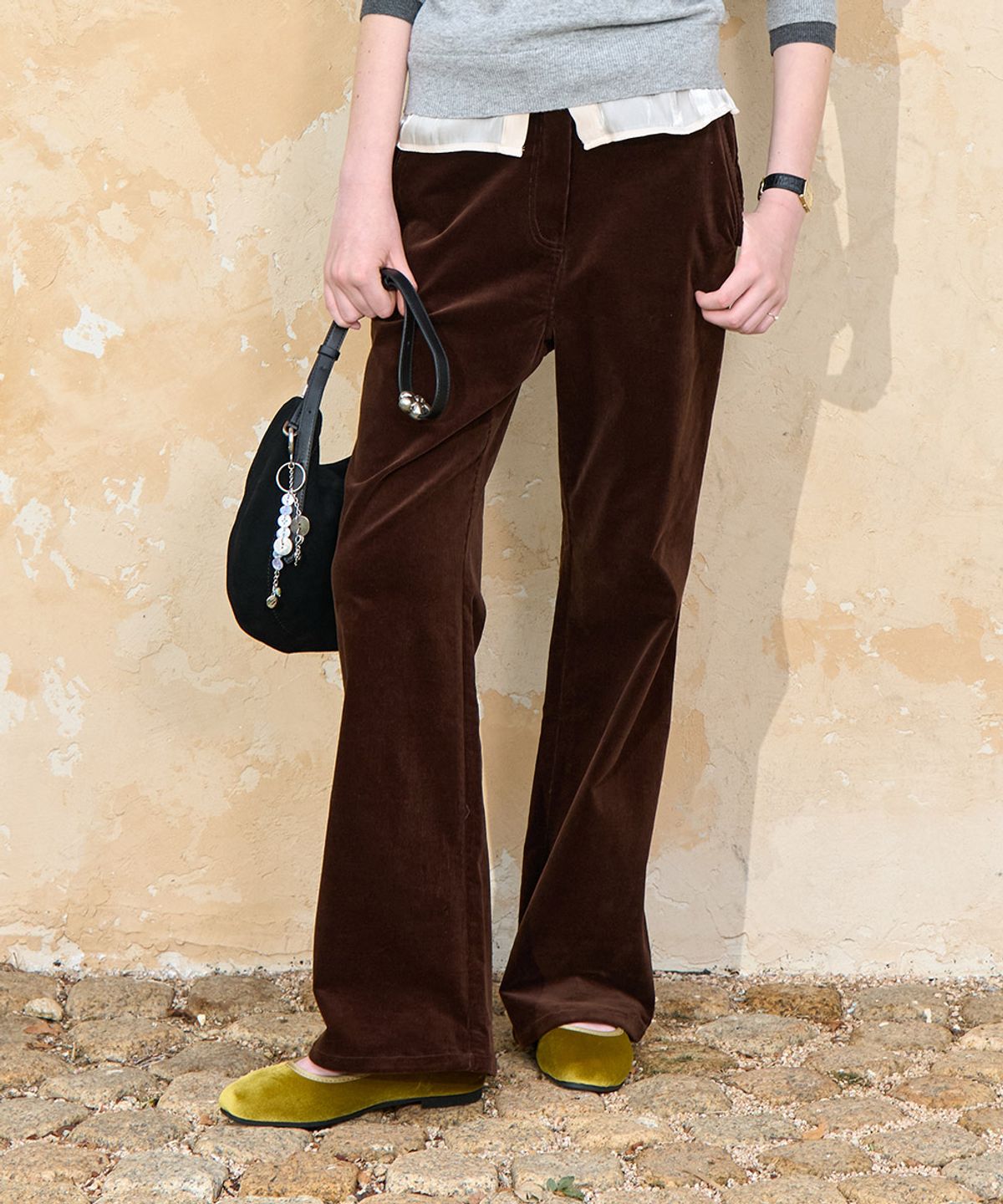 클로르(CLOR) CORDUROY FLARE PANTS - 3 colors