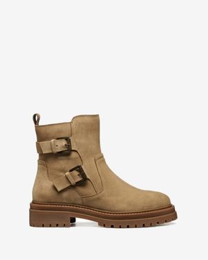 이리데아 여성 부츠-탄