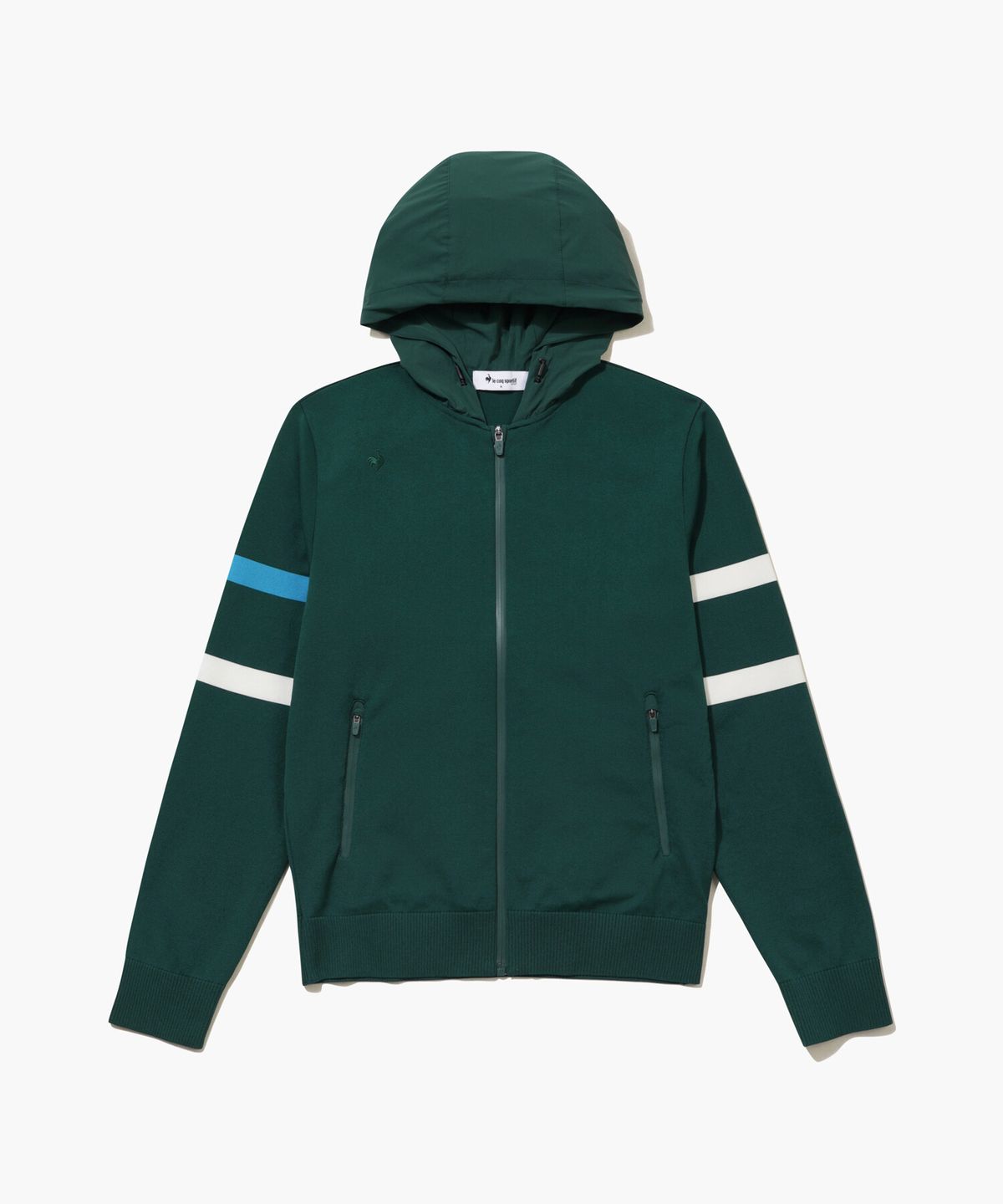 르꼬끄 골프(LECOQ GOLF) 남성 우븐 후드 풀집업 가디건 (GQ321MKC92)