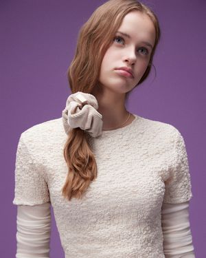 코듀로이 헤어 스크런치  FLOTFA3A05