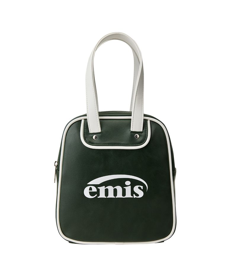 VINTAGE SQUARE BOWLING BAG-GREEN