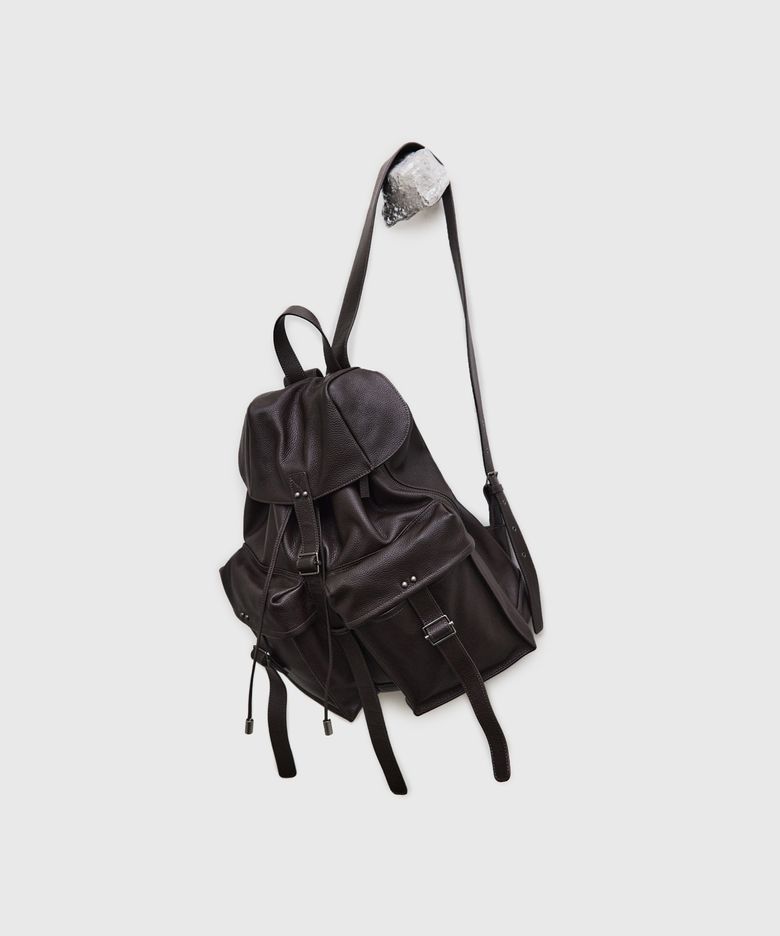 Leather Ruck Sack - Brown
