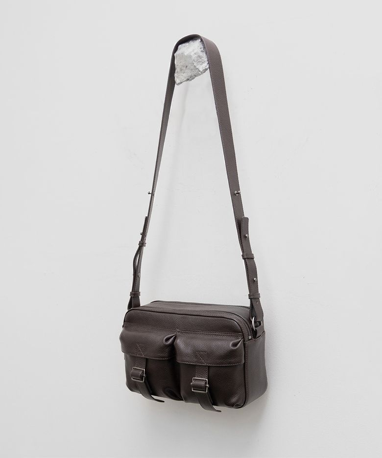 Leather Camera Bag - Brown