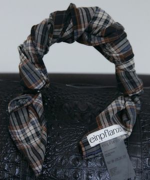 아인플란진 스카프 (체크블랙)