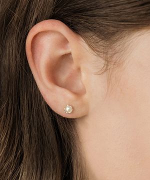 HON018  Freshwater pearl Earrings