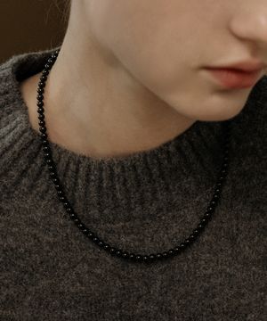 HON013 Black Onyx Necklace