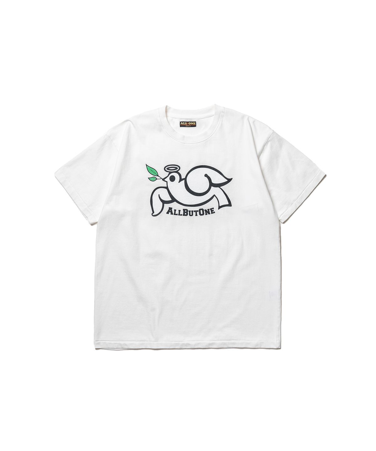 올벗원(ALLBUTONE) 도브 티셔츠 화이트