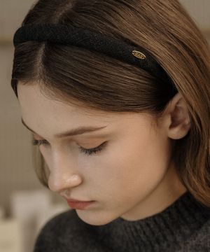HON001 Tweed Slim Hairband
