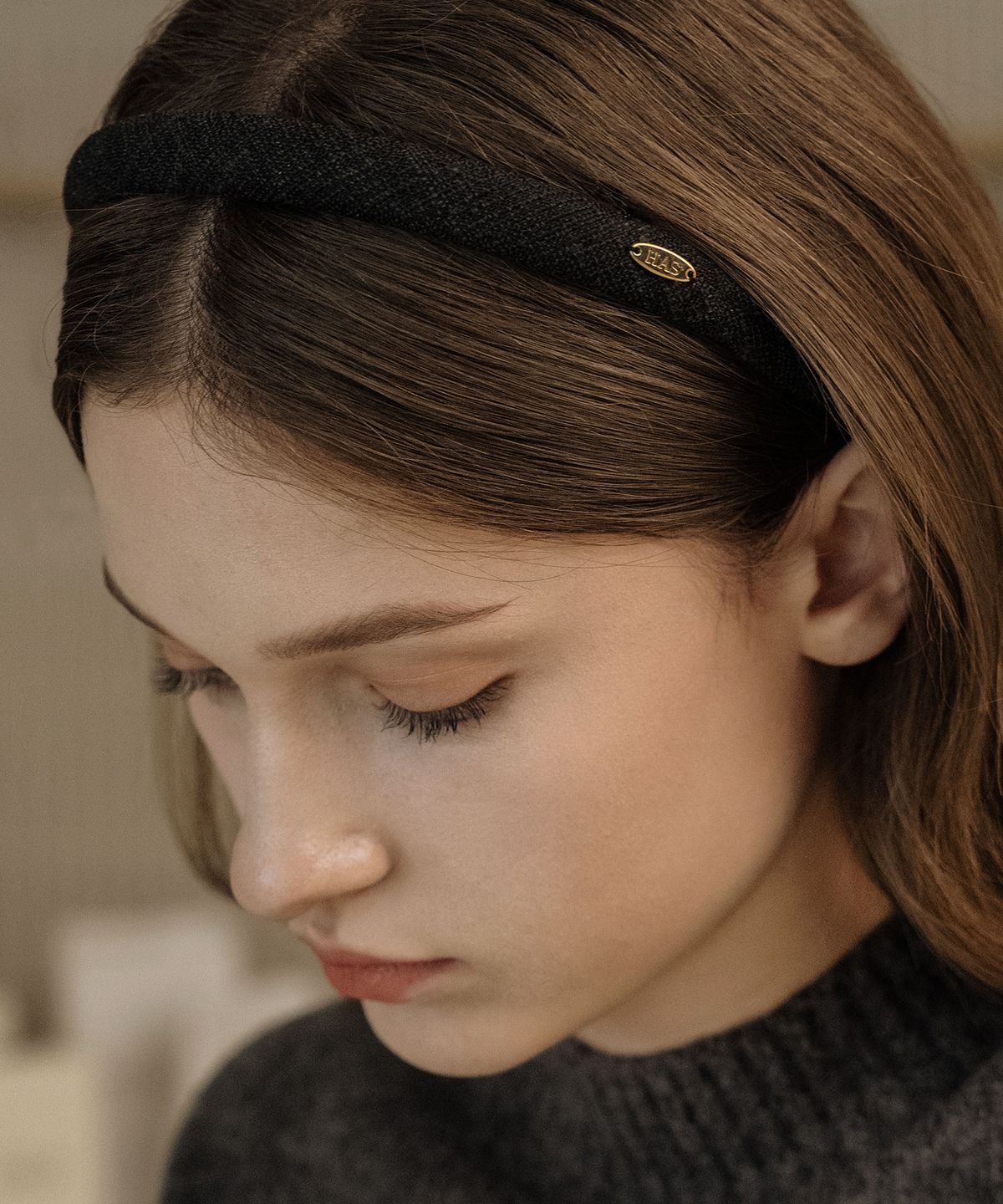 하스(HAS) HON001 Tweed Slim Hairband