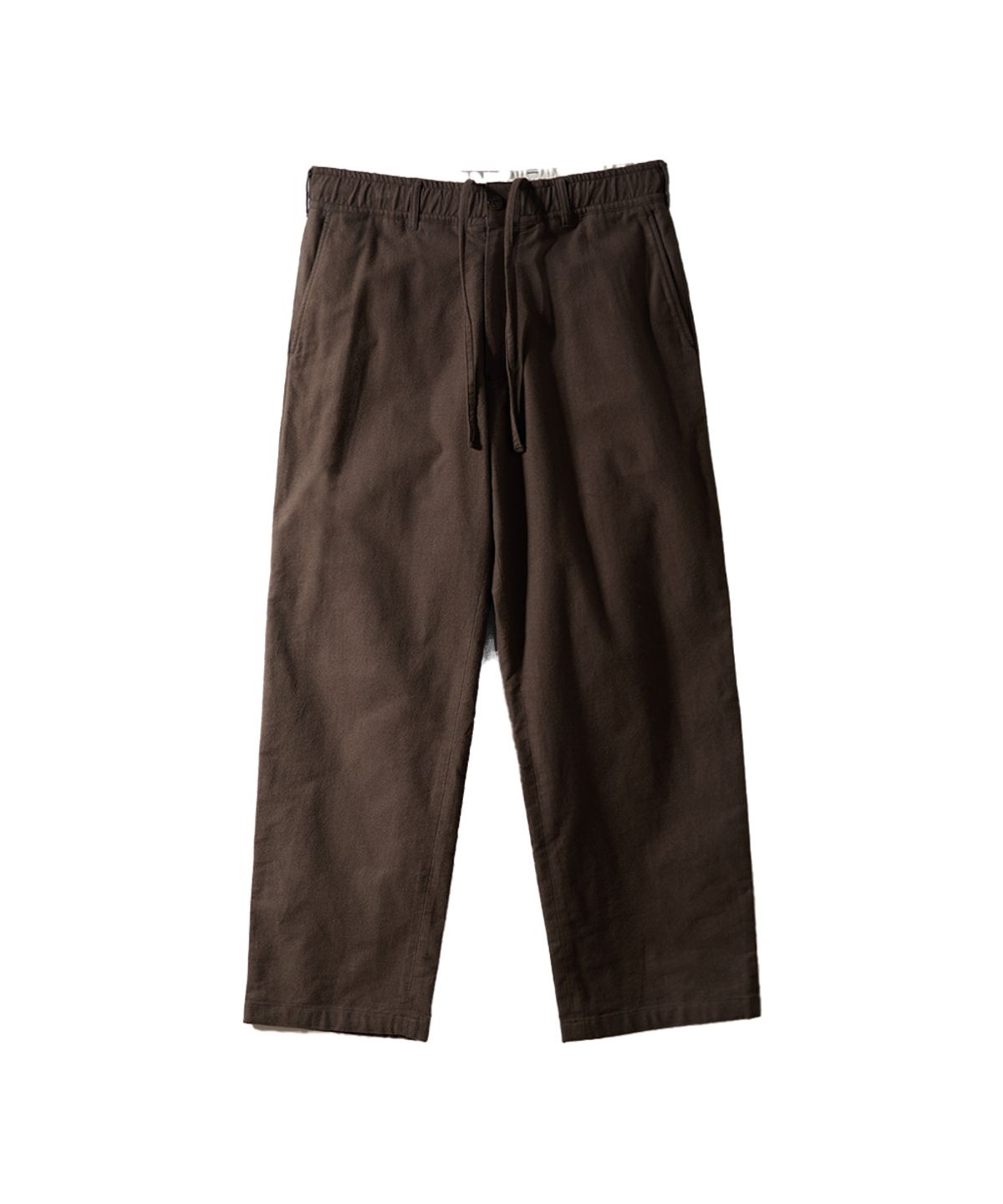홀리선(HORLISUN) Cove Brushed Loose Pants Spain Olive