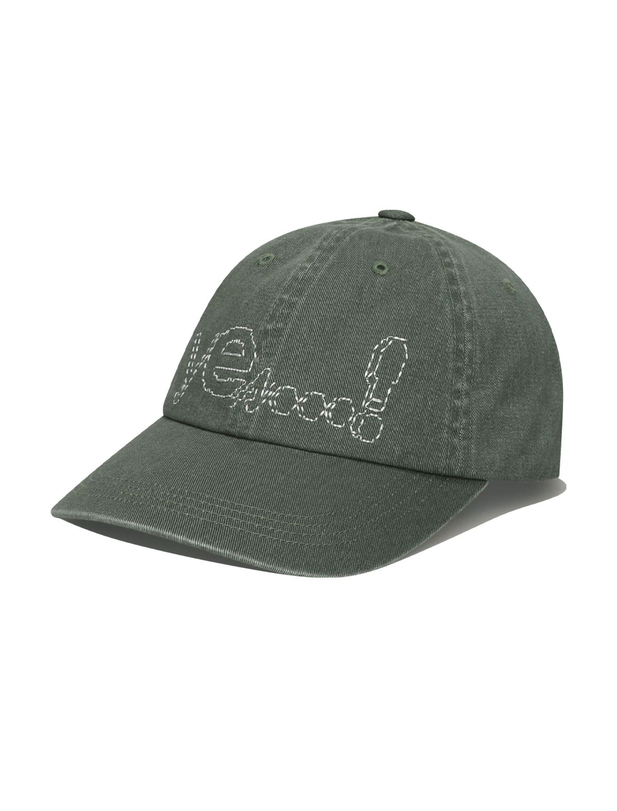예스아이씨(YESEYESEE) Y.E.S Dotted Logo Cap Grey