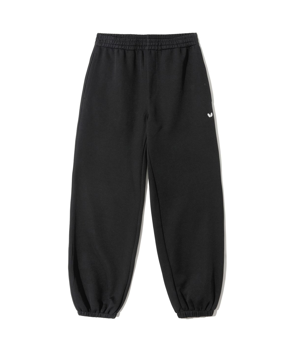 버터플라이 스포츠웨어(BUTTERFLY SPORTSWEAR) 오리지널 로고 조거팬츠 블랙