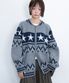STAR COWICHAN KNIT CARDIGAN_GREY(IK2FFMK680A)