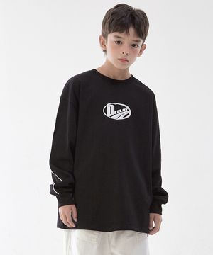 D22 포인트로고 긴팔티셔츠 (블랙)