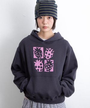 DOT STRAWBERRY HOODIE_NAVY(IK2FFFM407A)