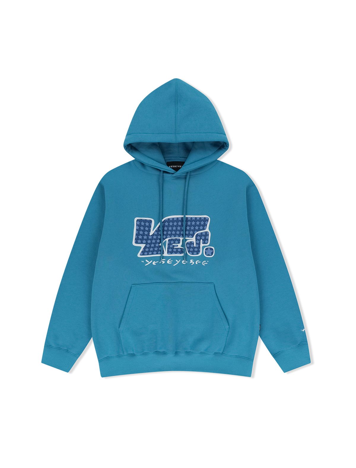 예스아이씨(YESEYESEE) Y.E.S Star Logo Hoodie Sky Blue