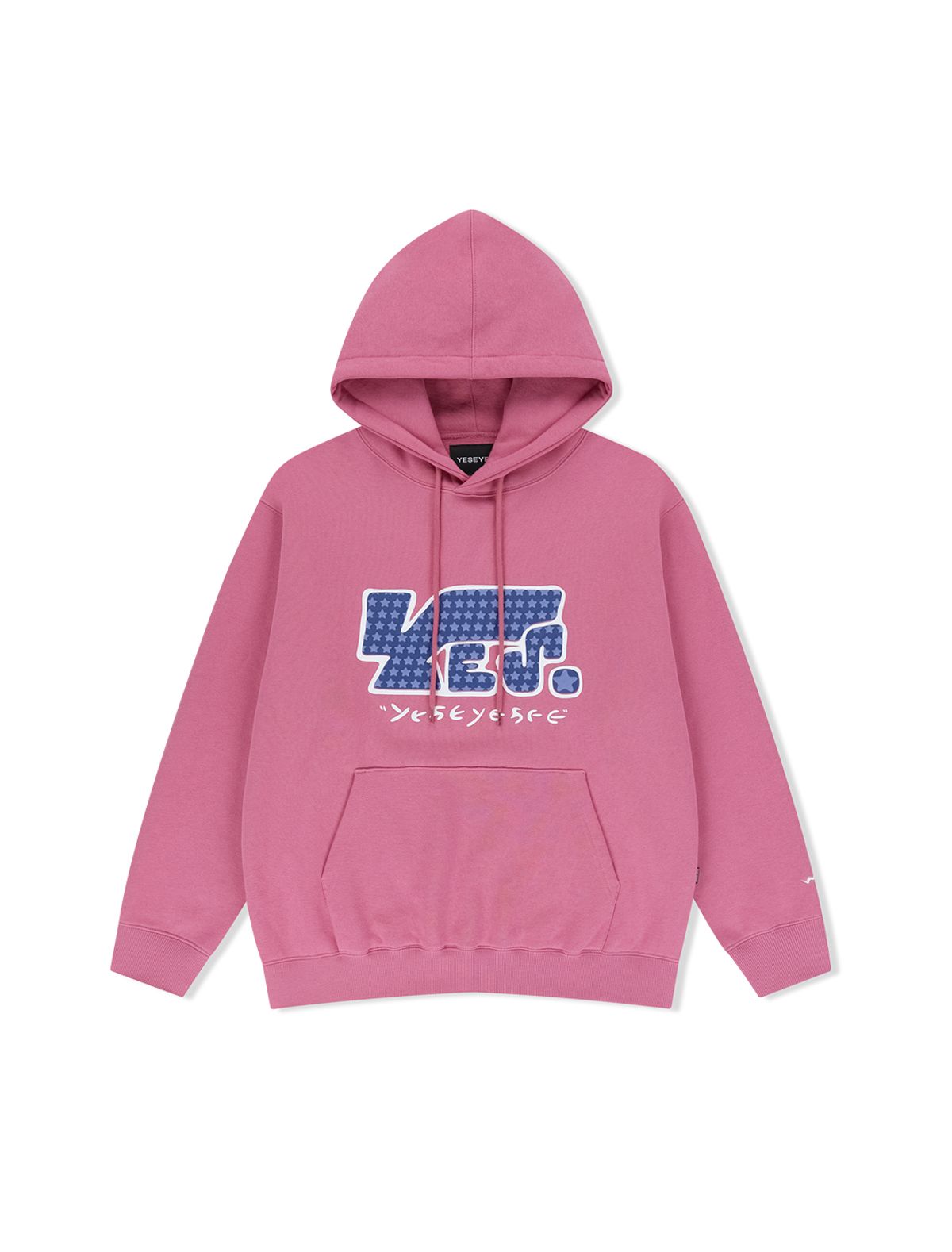 예스아이씨(YESEYESEE) Y.E.S Star Logo Hoodie Pink