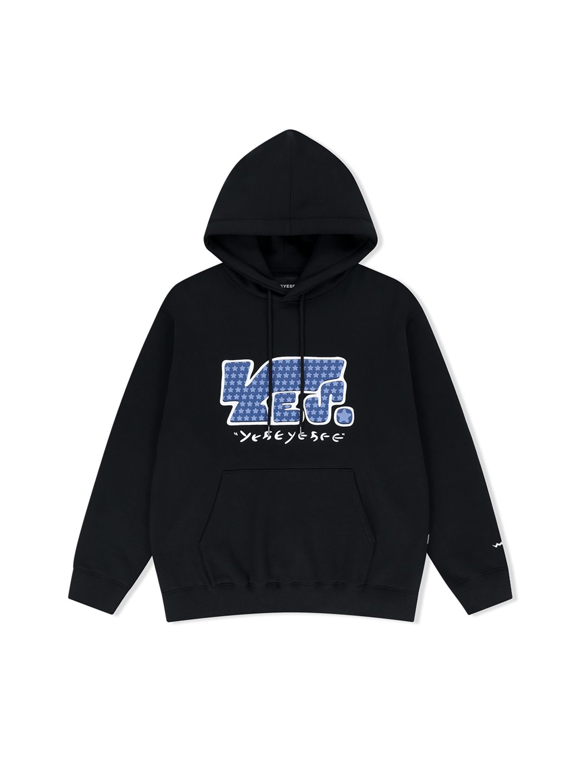 예스아이씨(YESEYESEE) Y.E.S Star Logo Hoodie Black