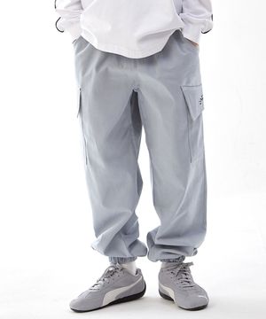 B83 면 카고포인트 팬츠(블루)