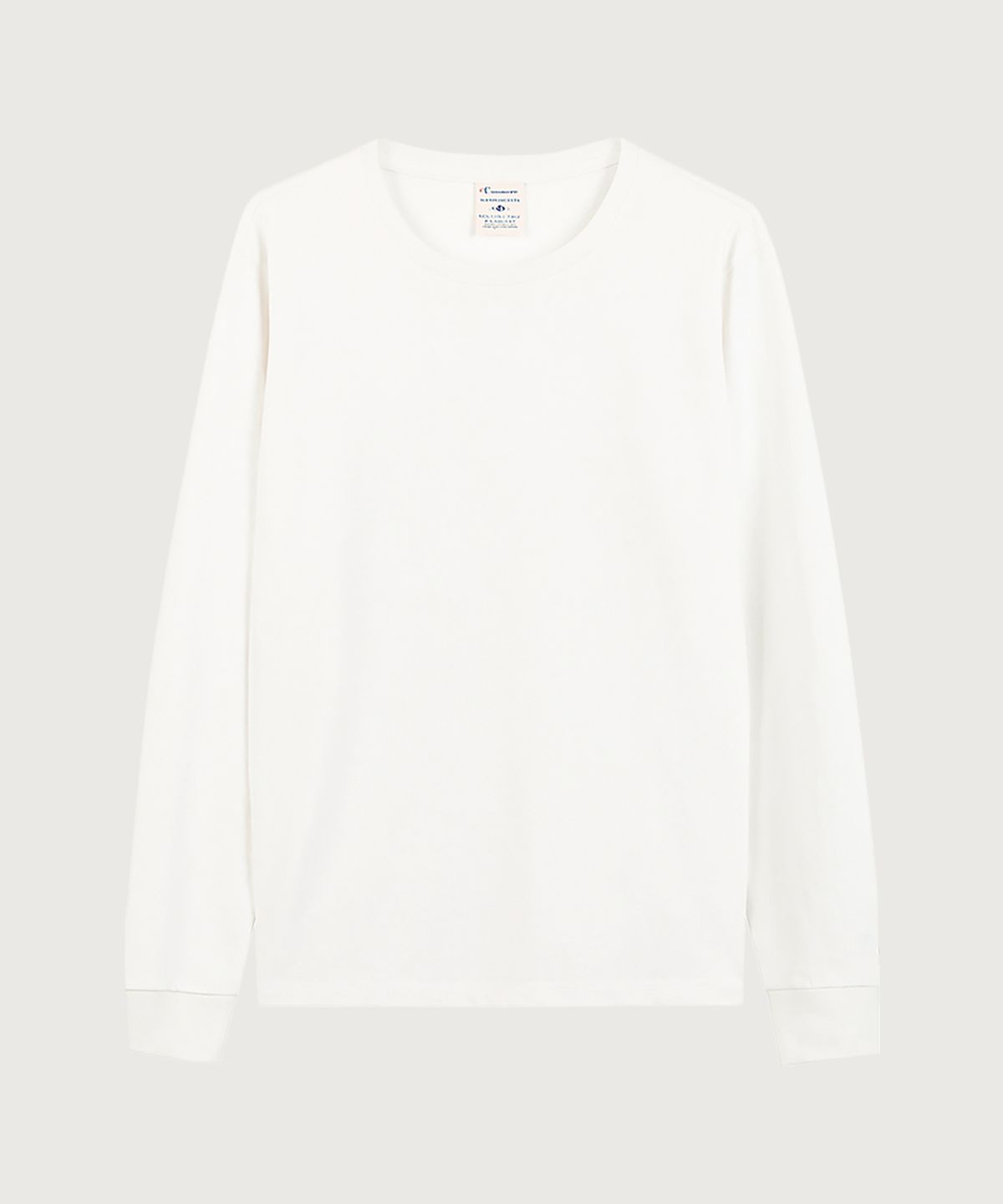 챔피온(CHAMPION) 리버스위브 루즈핏 롱슬리브 티셔츠 White
