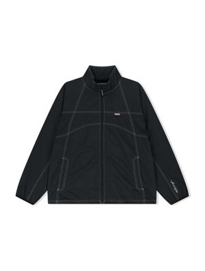 Y.E.S Nylon Track Jacket Black