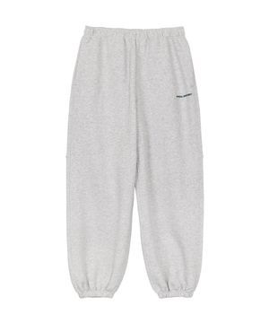 P-Dept 오리지널 로고 필드 스웻팬츠 그레이