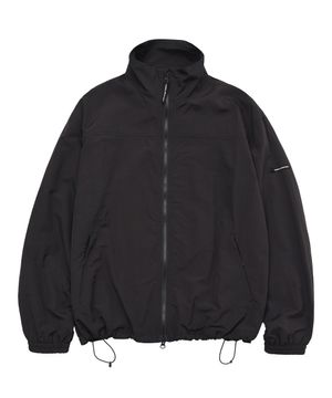2WAY 시그니처 와펜 나일론 트랙 자켓 블랙