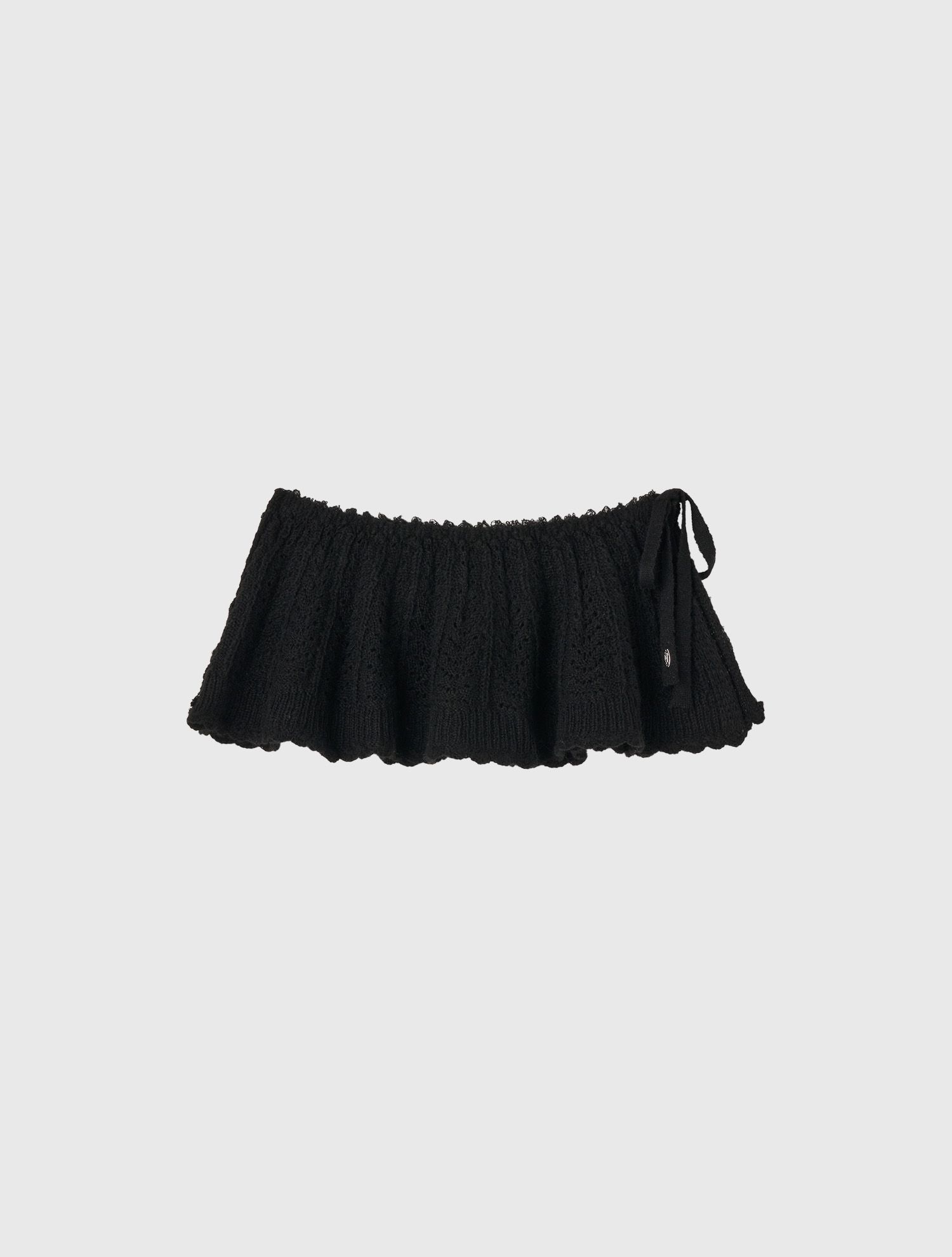페르フリルミニスカート　misekiseoul blackup musinsa Shop Mini Skirts at MUSINSA
