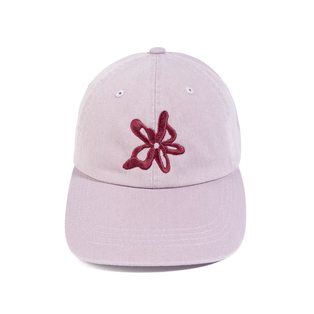 어센트시티(ASCENTCITY) FLORAL LOGO CAP (LIGHT PINK)