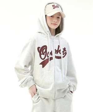 D30 리본 후드집업 (아이보리)