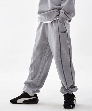 D36 스티치로고 조거 (그레이)