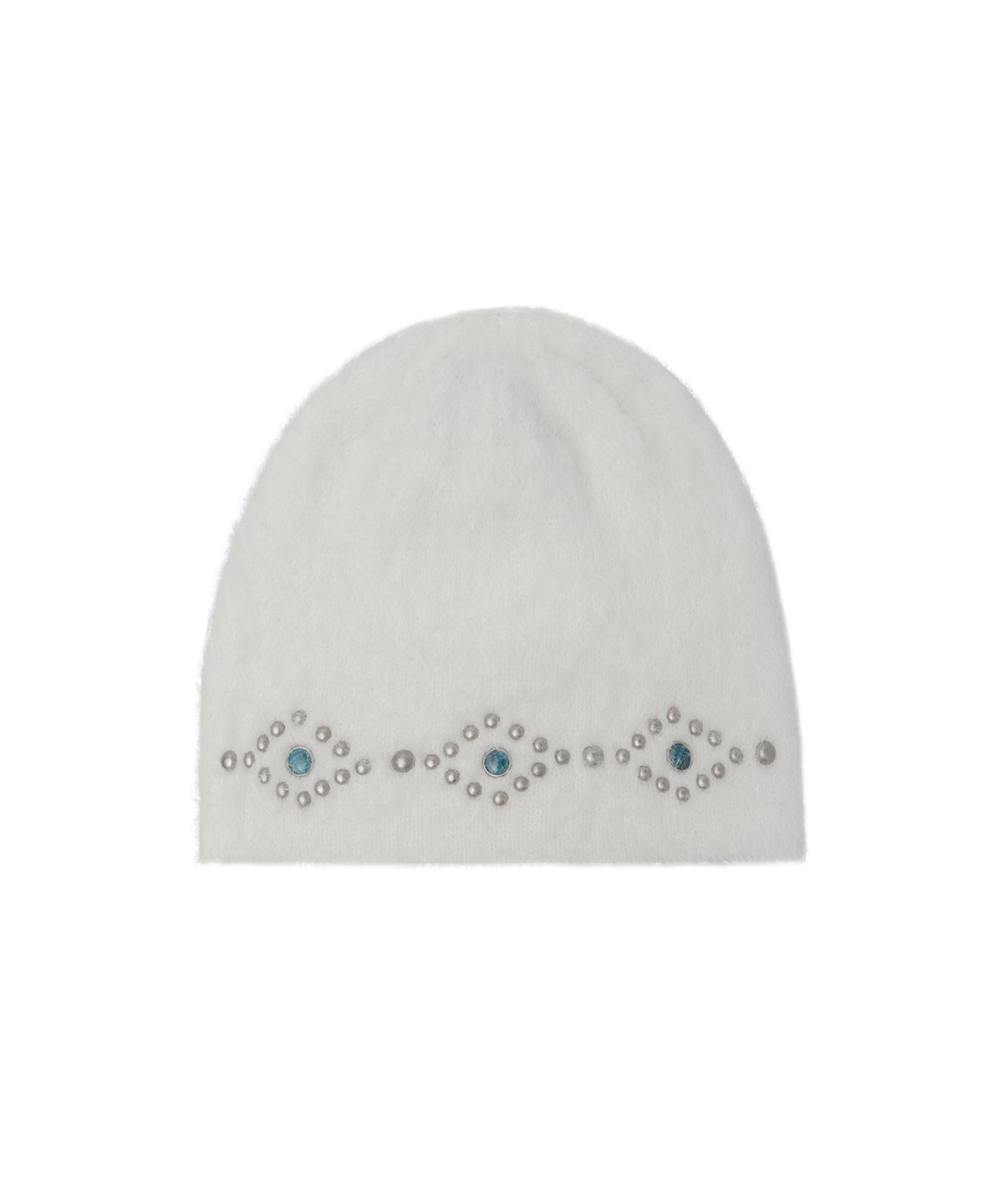 오픈야드(오와이)(OPENYARD(OY)) HAIRY STUD BEANIE - CREAM