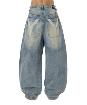 LASER WIDE VOLUME PANTS - BLUE