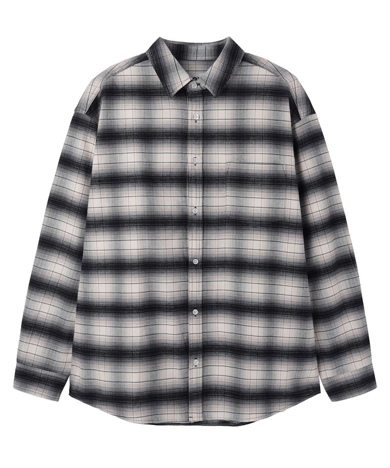 SHADE CHECK SHIRT - BLACK