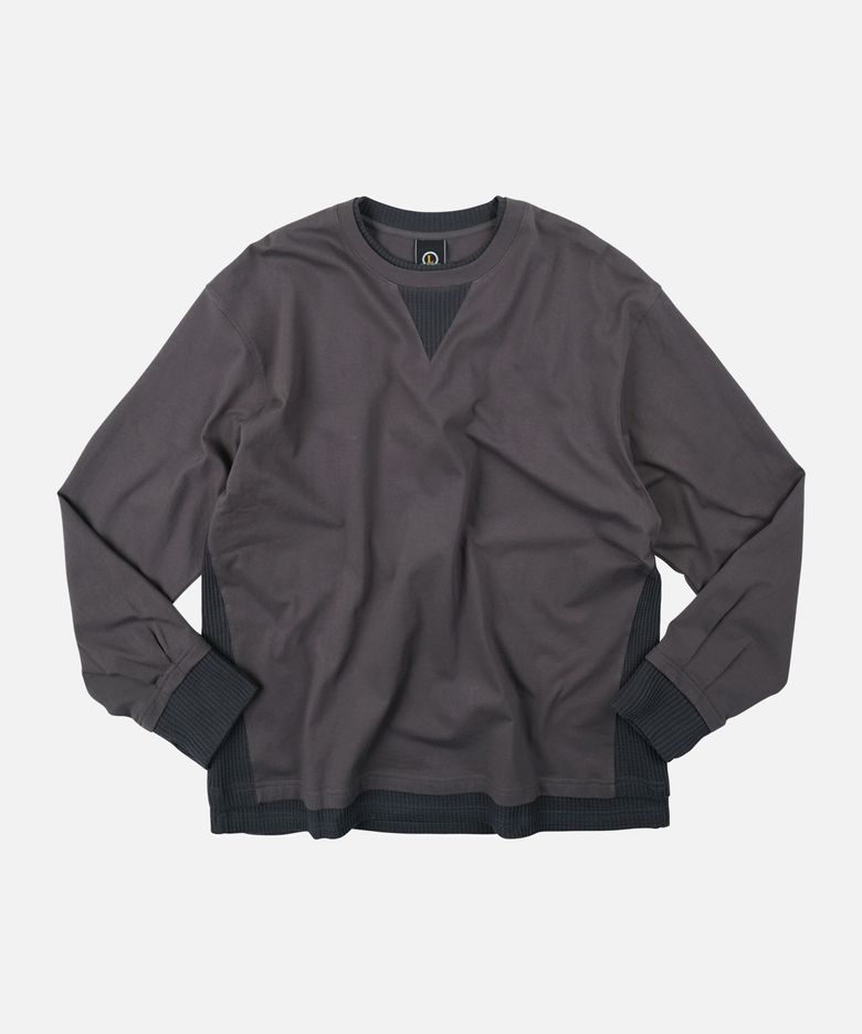 RN LONG SLEEVE TEE _ DARK GRAY