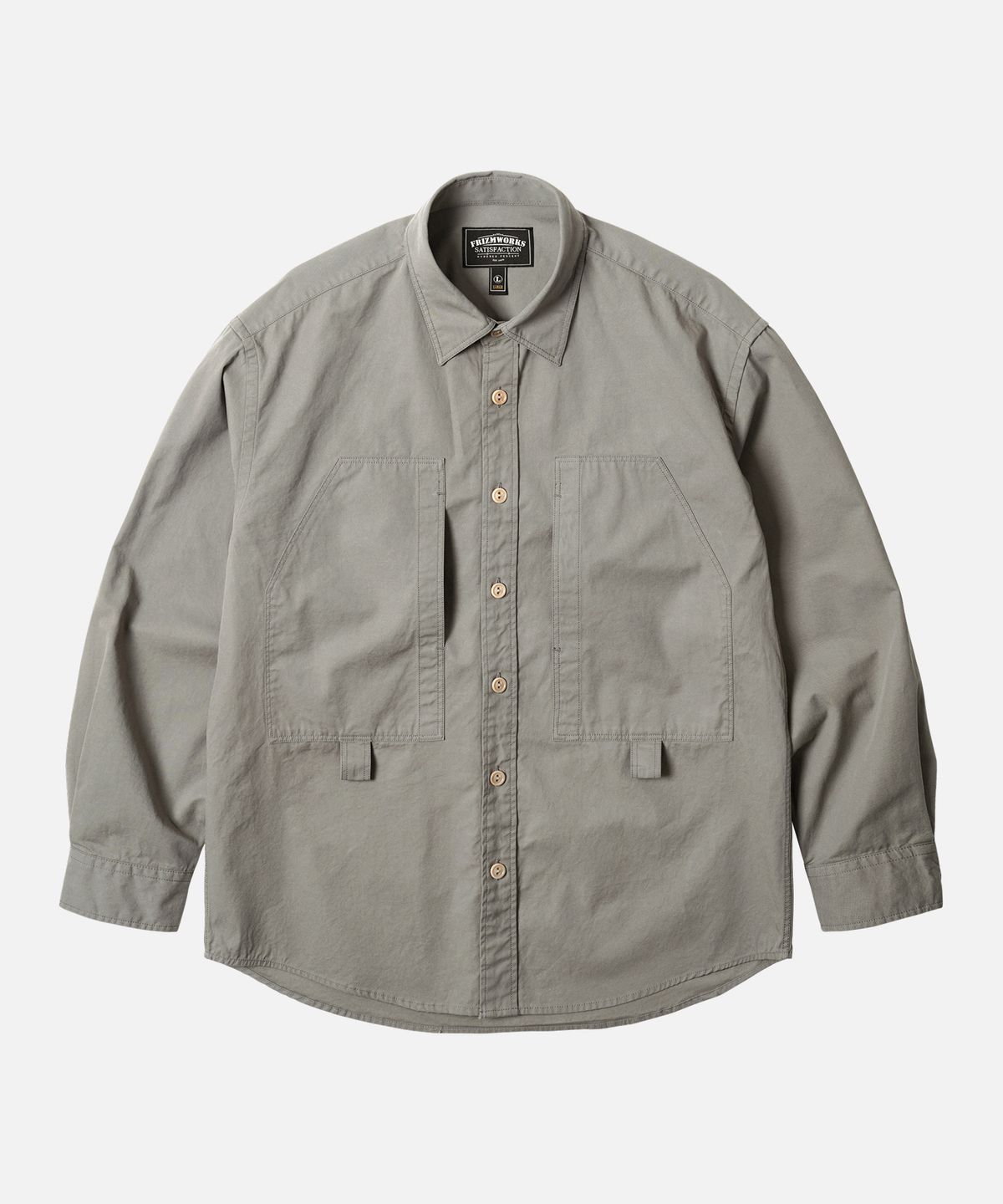 프리즘웍스(FRIZMWORKS) POCKET LOOP SHIRT _ GRAY