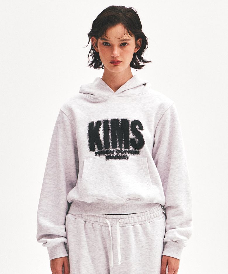 Hazy Elve Logo Hoodie Grey