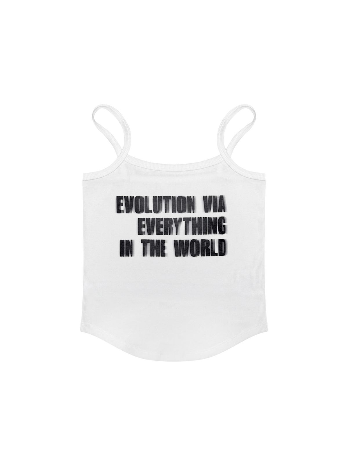 이브인더월드(EVEINTHEWORLD) (W) HAZY STRAP TANK TOP WHITE