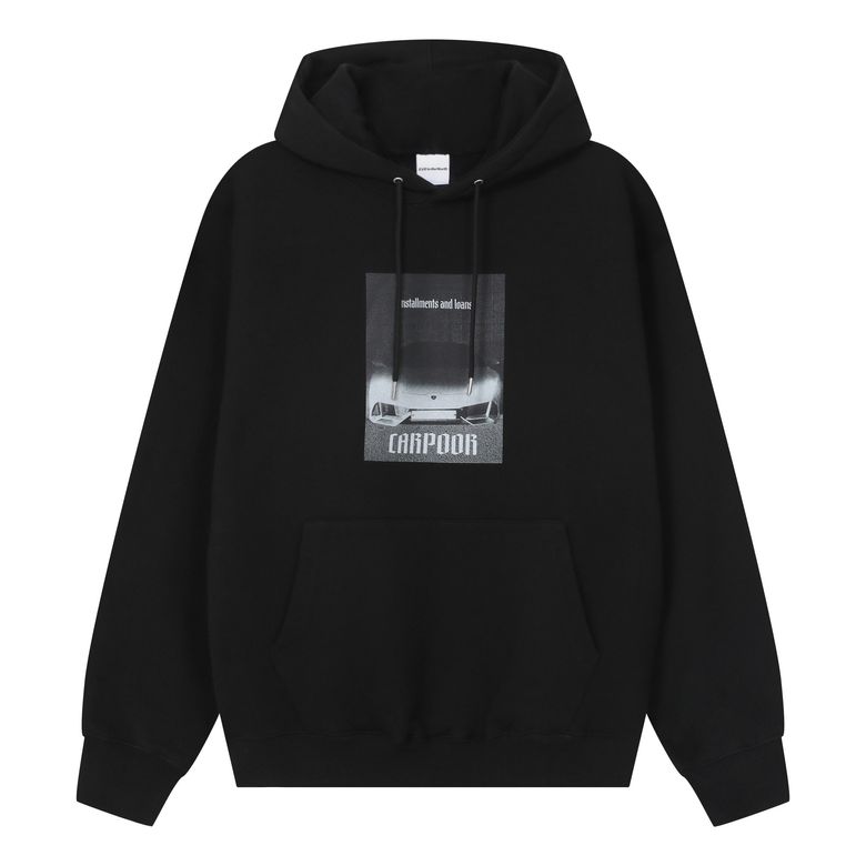CARPOOR HOODIE BLACK