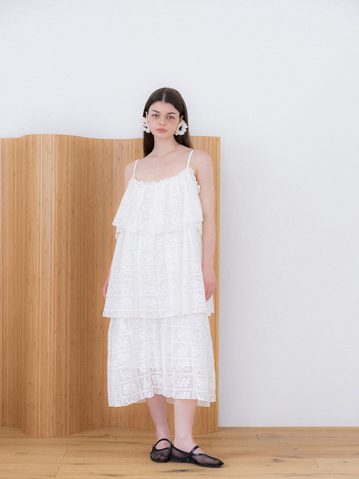 소르디(SORDI) Lily Cancan Dress_white