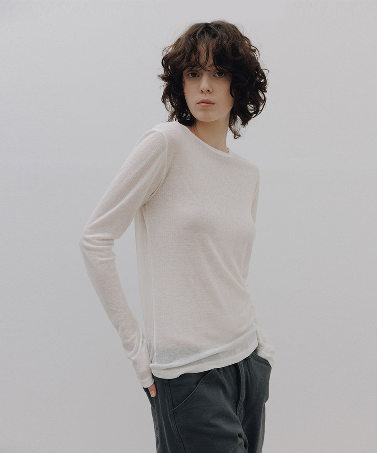 헌치(HUNCH) Round Neck T-Shirt (6color)