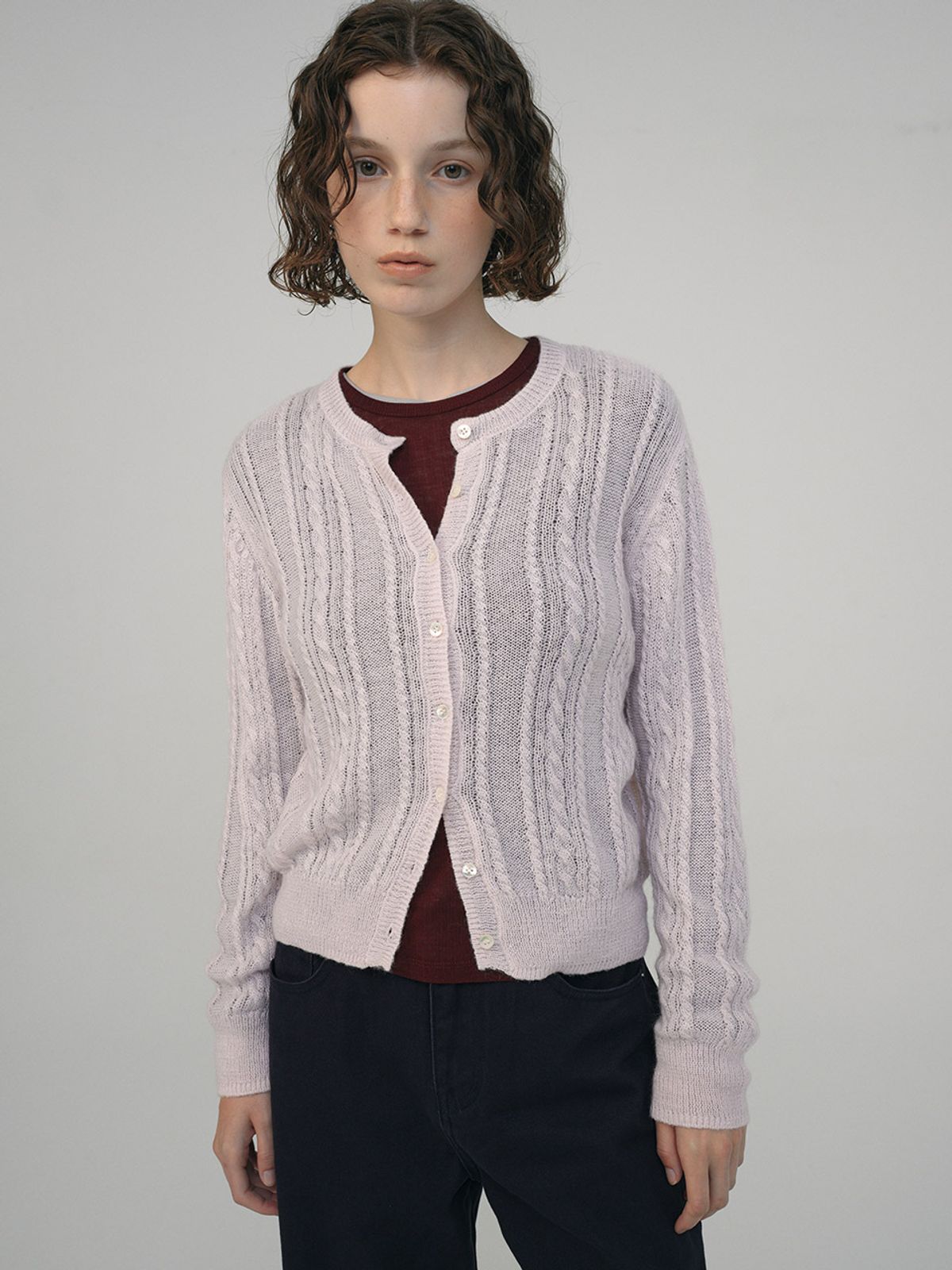 헌치(HUNCH) Kid Mohair Cardigan (2color)