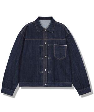 볼턴 셀비지 원포켓 데님자켓