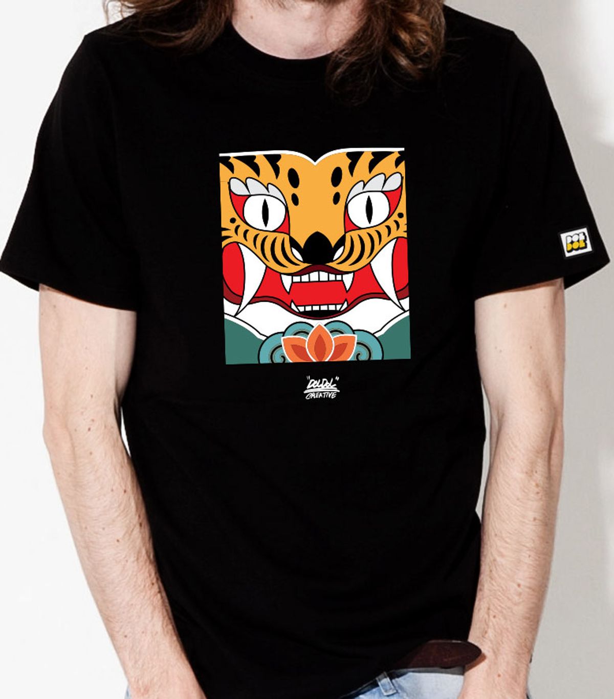 돌돌(DOLDOL) DMK_T-shirts_58 데블몽키 타이거 코리아 그래피티 티셔츠 반팔티